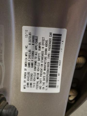 Photo 11 VIN: 1HGCR3F83DA016826 - HONDA ACCORD 