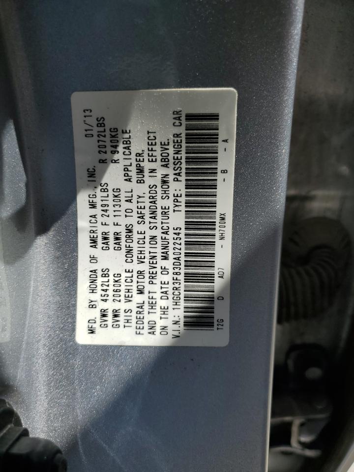 Photo 12 VIN: 1HGCR3F83DA022545 - HONDA ACCORD 