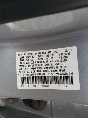 Photo 9 VIN: 1HGCR3F83DA028846 - HONDA ACCORD EXL 