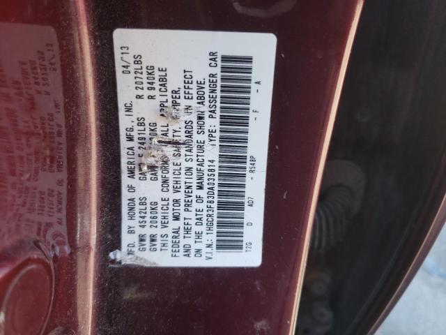 Photo 11 VIN: 1HGCR3F83DA035814 - HONDA ACCORD EXL 