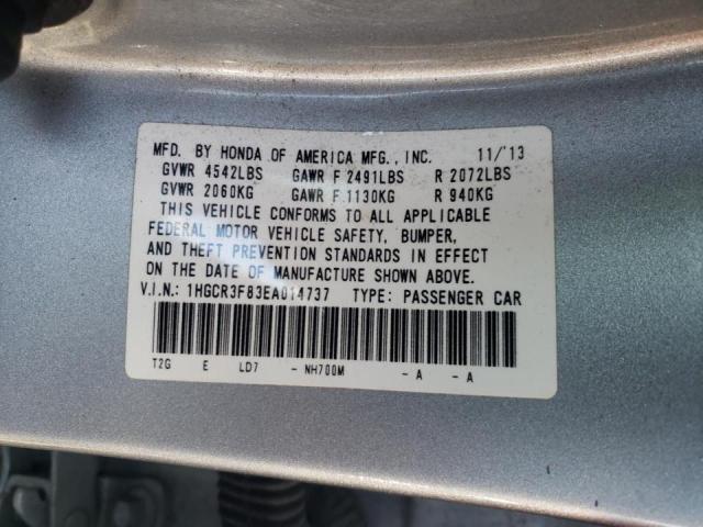 Photo 9 VIN: 1HGCR3F83EA014737 - HONDA ACCORD EXL 