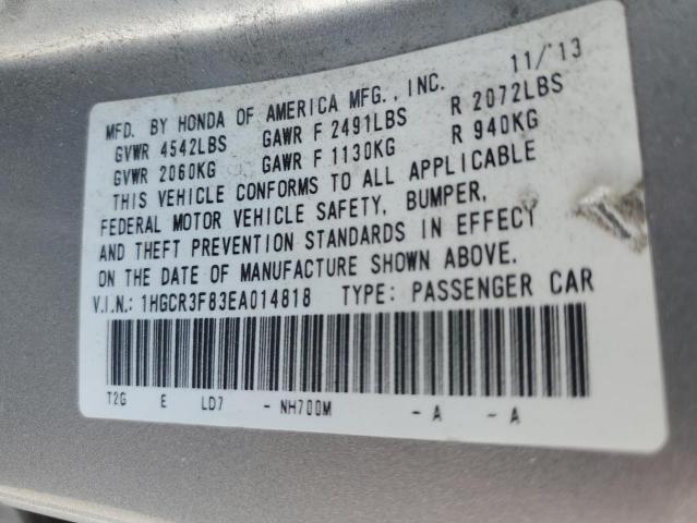 Photo 12 VIN: 1HGCR3F83EA014818 - HONDA ACCORD EXL 