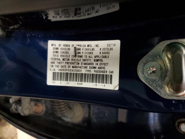 Photo 12 VIN: 1HGCR3F83EA028833 - HONDA ACCORD 