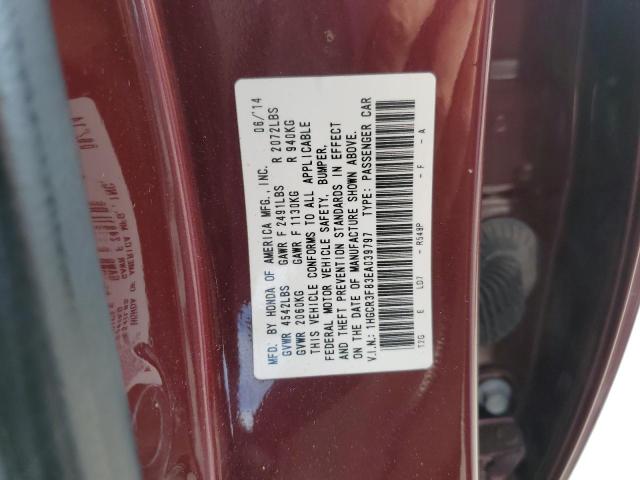 Photo 12 VIN: 1HGCR3F83EA039797 - HONDA ACCORD EXL 