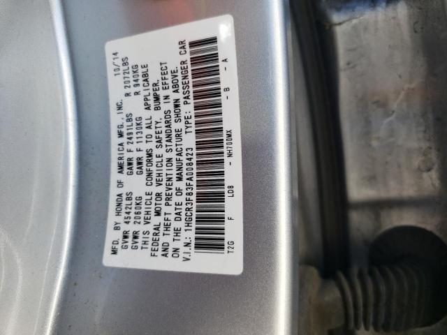 Photo 9 VIN: 1HGCR3F83FA008423 - HONDA ACCORD EXL 