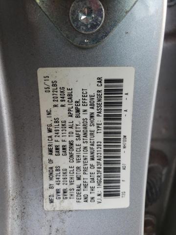 Photo 11 VIN: 1HGCR3F83FA031393 - HONDA ACCORD EXL 