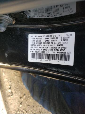 Photo 9 VIN: 1HGCR3F83GA014675 - HONDA ACCORD EXL 