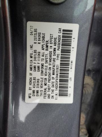 Photo 11 VIN: 1HGCR3F83HA030621 - HONDA ACCORD EXL 