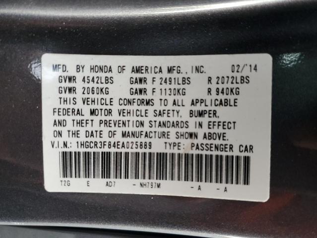 Photo 12 VIN: 1HGCR3F84EA025889 - HONDA ACCORD EXL 