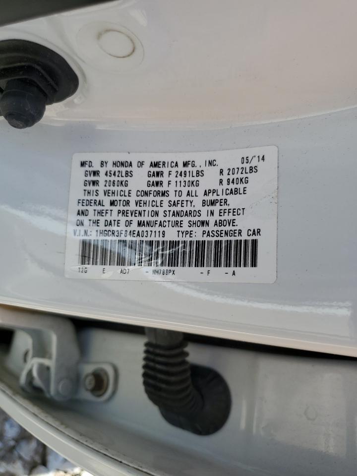 Photo 11 VIN: 1HGCR3F84EA037119 - HONDA ACCORD 