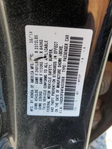 Photo 11 VIN: 1HGCR3F84FA000668 - HONDA ACCORD EXL 