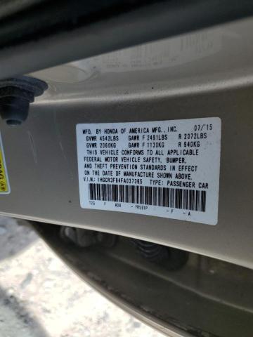 Photo 9 VIN: 1HGCR3F84FA037395 - HONDA ACCORD EXL 