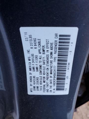 Photo 11 VIN: 1HGCR3F84GA024177 - HONDA ACCORD EXL 