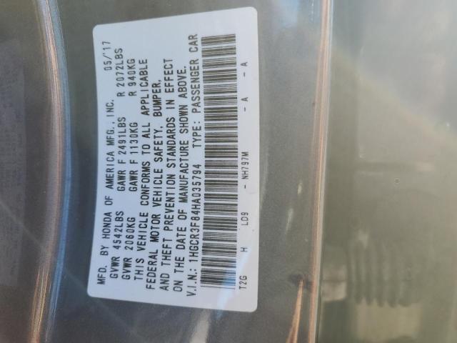 Photo 11 VIN: 1HGCR3F84HA035794 - HONDA ACCORD 