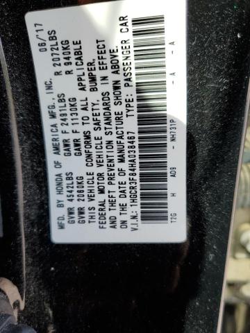 Photo 9 VIN: 1HGCR3F84HA038467 - HONDA ACCORD EXL 