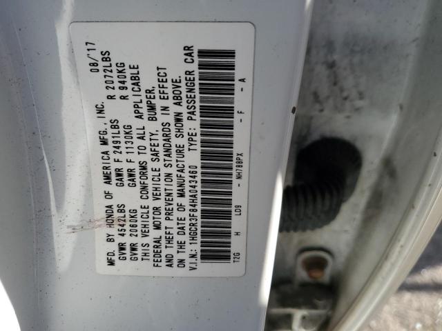 Photo 11 VIN: 1HGCR3F84HA043460 - HONDA ACCORD EXL 