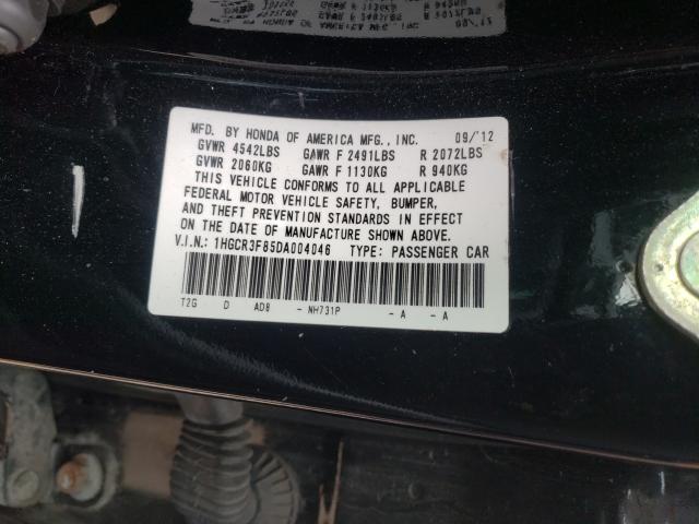 Photo 9 VIN: 1HGCR3F85DA004046 - HONDA ACCORD 