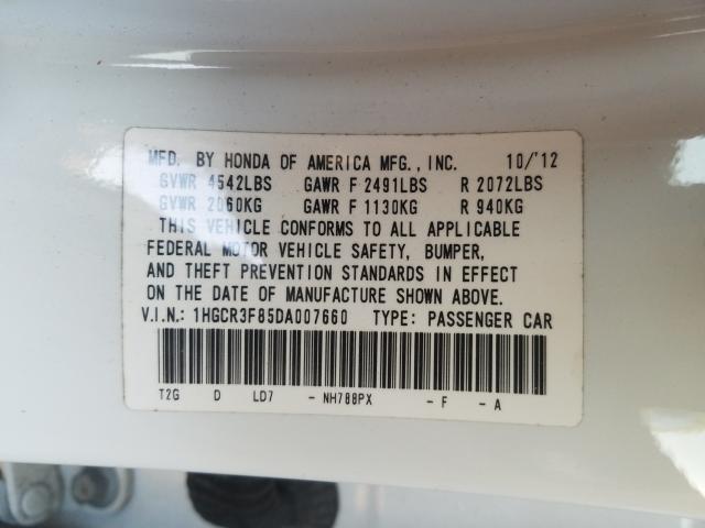 Photo 9 VIN: 1HGCR3F85DA007660 - HONDA ACCORD EXL 