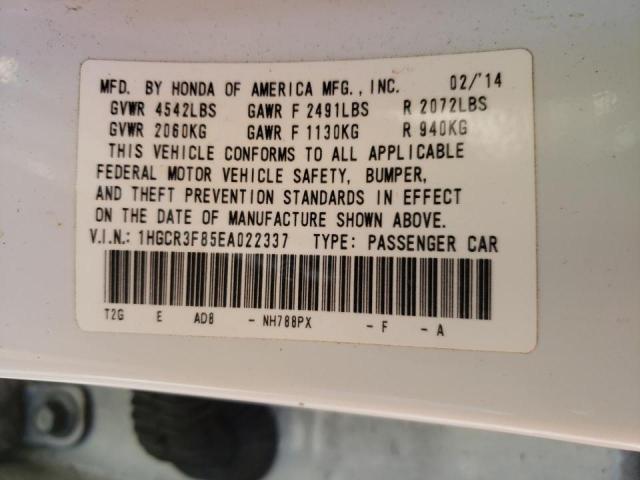 Photo 9 VIN: 1HGCR3F85EA022337 - HONDA ACCORD EXL 