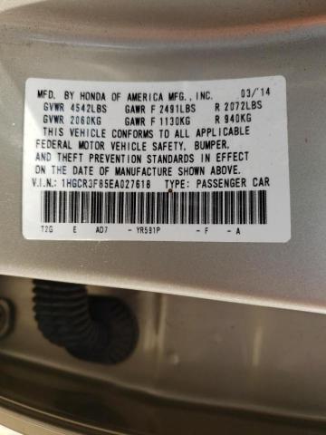 Photo 9 VIN: 1HGCR3F85EA027618 - HONDA ACCORD EXL 