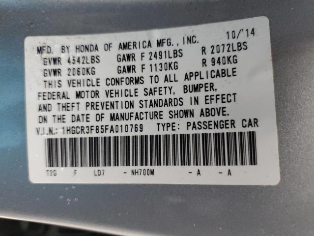 Photo 11 VIN: 1HGCR3F85FA010769 - HONDA ACCORD 