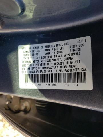 Photo 9 VIN: 1HGCR3F85FA037891 - HONDA ACCORD EXL 