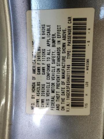 Photo 11 VIN: 1HGCR3F85HA011746 - HONDA ACCORD EXL 