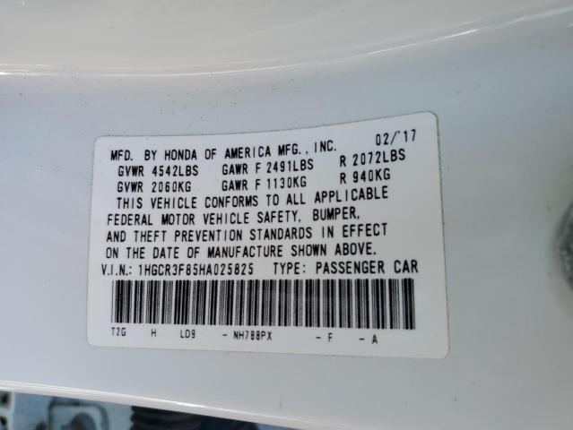 Photo 11 VIN: 1HGCR3F85HA025825 - HONDA ACCORD 