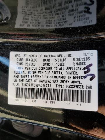 Photo 9 VIN: 1HGCR3F86DA006243 - HONDA ACCORD EXL 