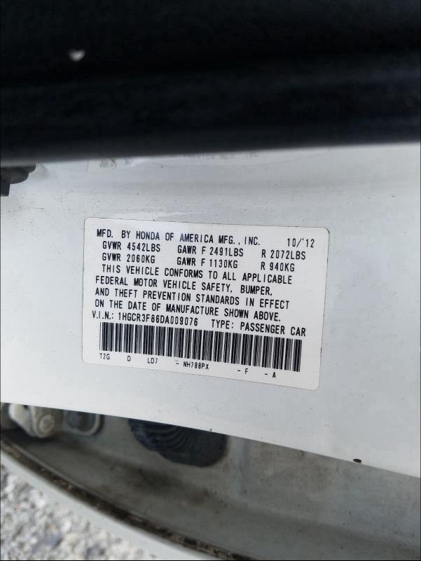 Photo 9 VIN: 1HGCR3F86DA009076 - HONDA ACCORD EXL 