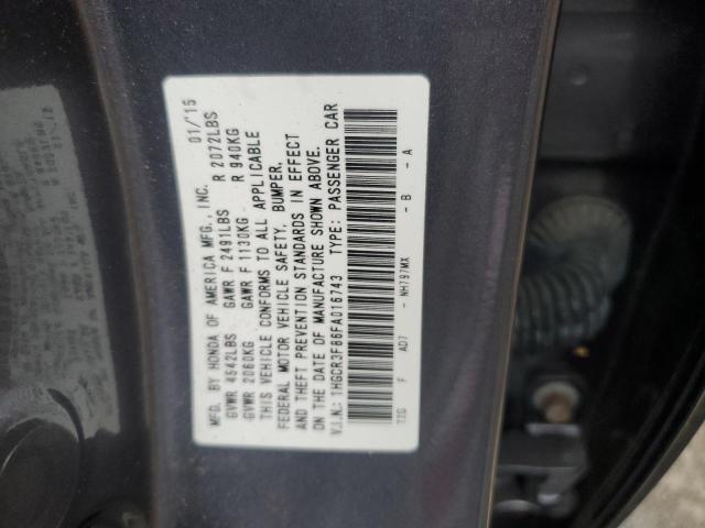 Photo 11 VIN: 1HGCR3F86FA016743 - HONDA ACCORD 