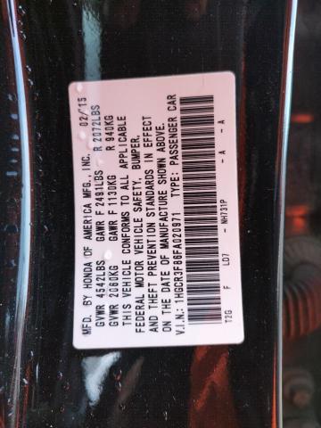 Photo 12 VIN: 1HGCR3F86FA020971 - HONDA ACCORD EXL 