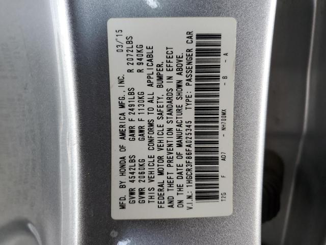 Photo 12 VIN: 1HGCR3F86FA025345 - HONDA ACCORD EXL 