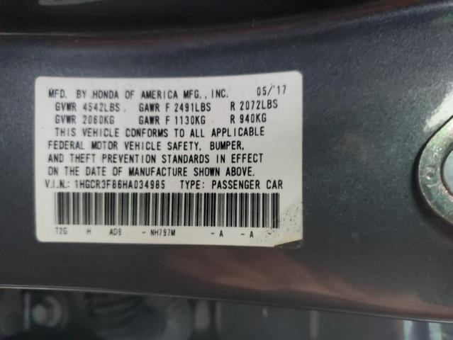 Photo 11 VIN: 1HGCR3F86HA034985 - HONDA ACCORD EXL 