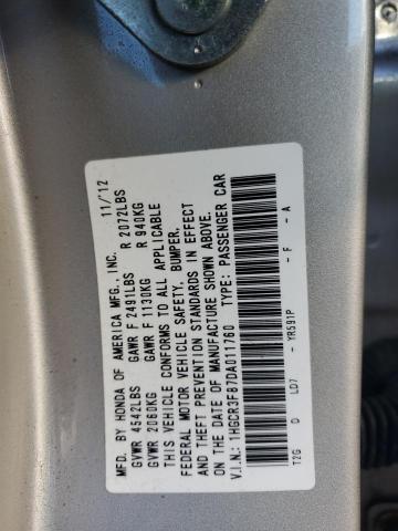 Photo 11 VIN: 1HGCR3F87DA011760 - HONDA ACCORD EXL 