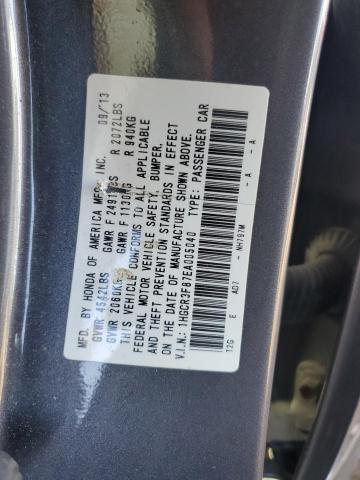 Photo 11 VIN: 1HGCR3F87EA005040 - HONDA ACCORD 