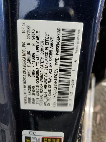 Photo 11 VIN: 1HGCR3F87EA009573 - HONDA ACCORD 