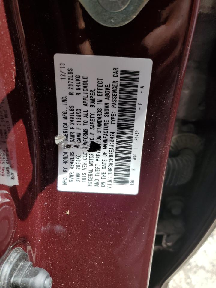 Photo 11 VIN: 1HGCR3F87EA016474 - HONDA ACCORD 