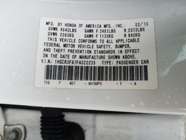 Photo 9 VIN: 1HGCR3F87FA020235 - HONDA ACCORD EXL 