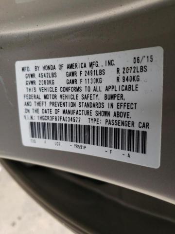 Photo 11 VIN: 1HGCR3F87FA034572 - HONDA ACCORD EXL 