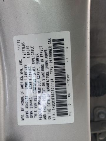 Photo 11 VIN: 1HGCR3F88DA011184 - HONDA ACCORD EXL 