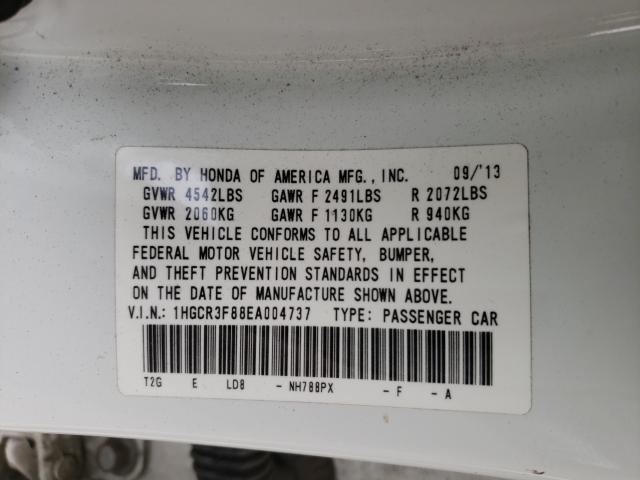 Photo 9 VIN: 1HGCR3F88EA004737 - HONDA ACCORD EXL 