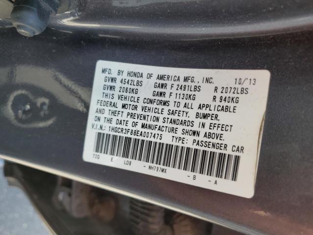 Photo 11 VIN: 1HGCR3F88EA007475 - HONDA ACCORD 