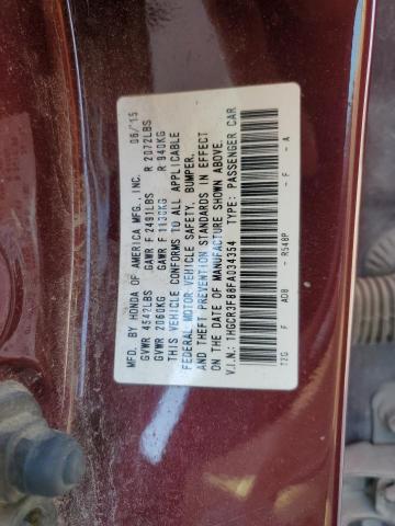 Photo 12 VIN: 1HGCR3F88FA034354 - HONDA ACCORD 