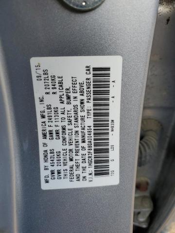 Photo 11 VIN: 1HGCR3F88GA004854 - HONDA ACCORD EXL 