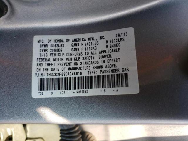 Photo 9 VIN: 1HGCR3F89DA048616 - HONDA ACCORD EXL 