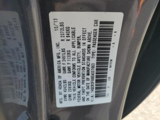 Photo 12 VIN: 1HGCR3F89EA007663 - HONDA ACCORD 