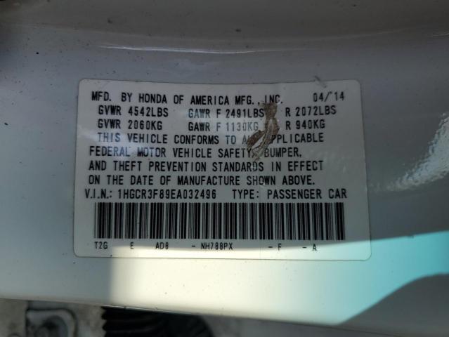 Photo 9 VIN: 1HGCR3F89EA032496 - HONDA ACCORD EXL 