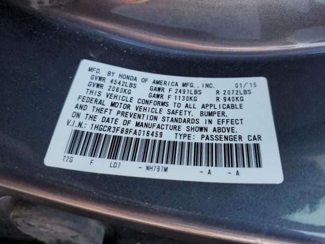 Photo 11 VIN: 1HGCR3F89FA016459 - HONDA ACCORD 