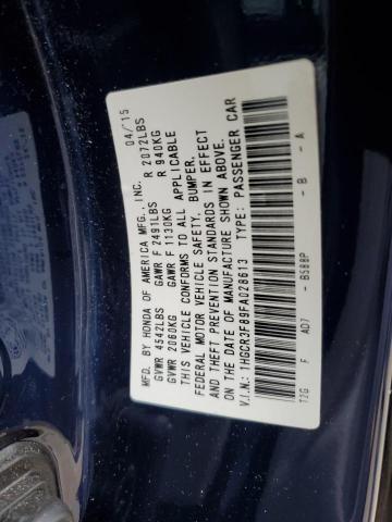 Photo 11 VIN: 1HGCR3F89FA028613 - HONDA ACCORD EXL 